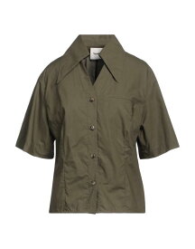 【送料無料】 ナヌシュカ レディース シャツ トップス Solid color shirts & blouses Military green