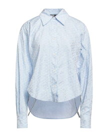 【送料無料】 ジーシーディーエス レディース シャツ トップス Patterned shirts & blouses Light blue