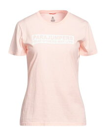 【送料無料】 パラジャンパーズ レディース Tシャツ トップス T-shirt Light pink