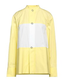 【送料無料】 ジル・サンダー レディース シャツ トップス Patterned shirts & blouses Light yellow