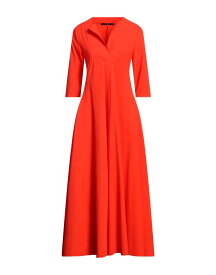 【送料無料】 ハイ レディース ワンピース トップス Long dress Tomato red