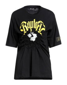 【送料無料】 ラフ・シモンズ レディース Tシャツ トップス T-shirt Black