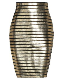 【送料無料】 バルマン レディース スカート ボトムス Midi skirt Gold