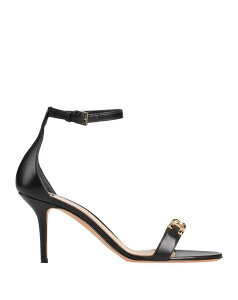 �G���U�x�b�^�t�����L ���f�B�[�X �V���[�Y �T���_�� ELISABETTA FRANCHI �T���_�� Black �u���b�N