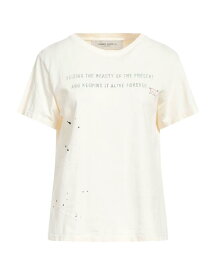 【送料無料】 ゴールデングース レディース Tシャツ トップス T-shirt Ivory