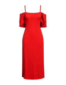 【送料無料】 ヴィクトリア ベッカム レディース ワンピース トップス Midi dress Red