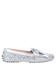 【送料無料】 トッズ レディース スリッポン・ローファー シューズ Loafers Silver