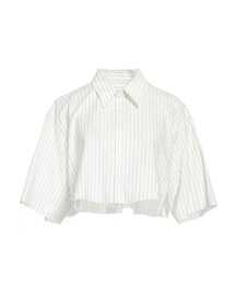 【送料無料】 マルタンマルジェラ レディース シャツ トップス Striped shirt Ivory