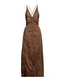 【送料無料】 ガニー レディース ワンピース トップス Long dress Brown