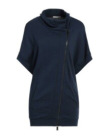 【送料無料】 ピンコ レディース パーカー・スウェット アウター Sweatshirt Navy blue