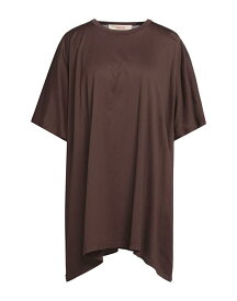【送料無料】 ユッカ レディース Tシャツ トップス T-shirt Brown