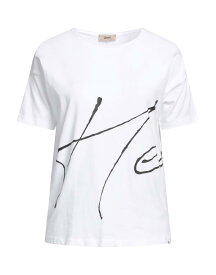 【送料無料】 ヘルノ レディース Tシャツ トップス T-shirt White