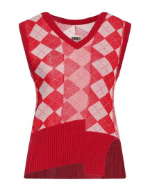 【送料無料】 マルタンマルジェラ レディース ニット・セーター アウター Sleeveless sweater Red