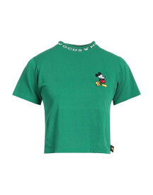 【送料無料】 ジーシーディーエス レディース Tシャツ トップス T-shirt Green