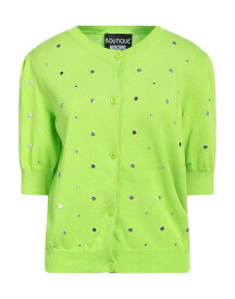 【送料無料】 ブティックモスキーノ レディース カーディガン アウター Cardigan Acid green