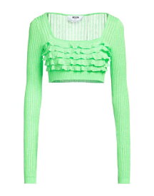 【送料無料】 エムエスジイエム レディース ニット・セーター アウター Sweater Acid green