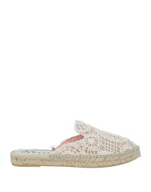 【送料無料】 マネビ レディース スリッポン・ローファー シューズ Espadrilles Cream