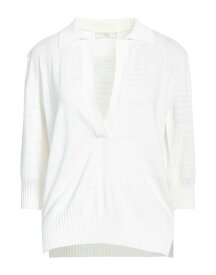 【送料無料】 フェデーリ レディース ニット・セーター アウター Sweater White