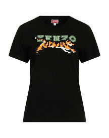 【送料無料】 ケンゾー レディース Tシャツ トップス T-shirt Black