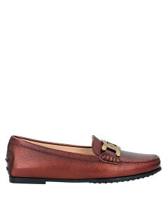 �g�b�Y ���f�B�[�X �V���[�Y �X���b�|���E���[�t�@�[ TOD'S ���J�V�� Reddish Brown �u���E��