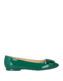 【送料無料】 トッズ レディース ベルト アクセサリー Ballet flats Emerald green