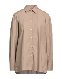 【送料無料】 エムエスジイエム レディース シャツ トップス Solid color shirts & blouses Beige