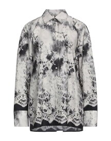 【送料無料】 エムエスジイエム レディース シャツ トップス Patterned shirts & blouses Black