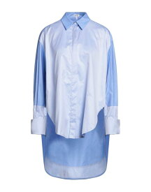 【送料無料】 ロエベ レディース シャツ トップス Patterned shirts & blouses Light blue