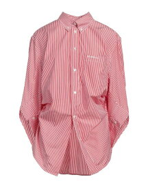 【送料無料】 バレンシアガ レディース シャツ トップス Patterned shirts & blouses Red