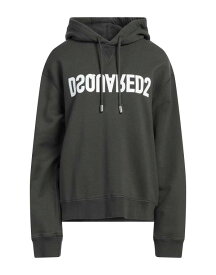 【送料無料】 ディースクエアード レディース パーカー・スウェット フーディー アウター Hooded sweatshirt Steel grey