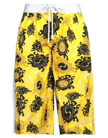 【送料無料】 ディースクエアード レディース カジュアルパンツ クロップドパンツ ボトムス Cropped pants & culottes Yellow