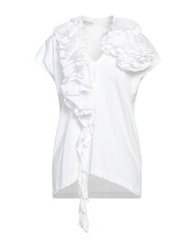 【送料無料】 ドリス・ヴァン・ノッテン レディース Tシャツ トップス T-shirt White
