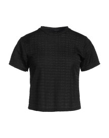 【送料無料】 ジーシーディーエス レディース Tシャツ トップス T-shirt Black