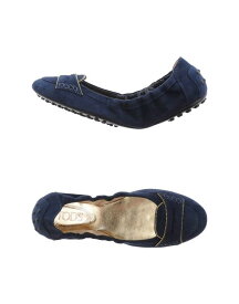 【送料無料】 トッズ レディース ベルト アクセサリー Ballet flats Midnight blue