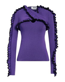 【送料無料】 エムエスジイエム レディース ニット・セーター アウター Sweater Purple