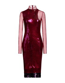 【送料無料】 ヴィクトリア ベッカム レディース ワンピース トップス Midi dress Red