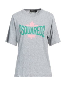 【送料無料】 ディースクエアード レディース Tシャツ トップス T-shirt Grey