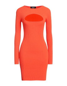 【送料無料】 ディースクエアード レディース ワンピース トップス Short dress Orange