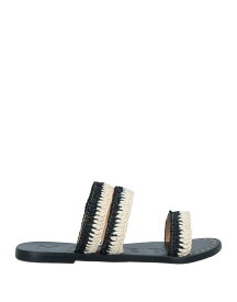 【送料無料】 マネビ レディース サンダル シューズ Sandals Black