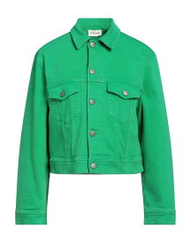 【送料無料】 パロッシュ レディース ジャケット・ブルゾン デニムジャケット アウター Denim jacket Green