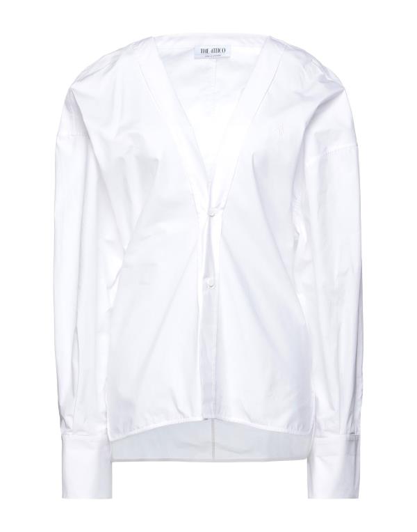 【送料無料】 ジ アティコ レディース シャツ トップス Solid color shirts & blouses White：ReVida