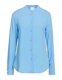 【送料無料】 メルシー レディース シャツ トップス Solid color shirts & blouses Sky blue