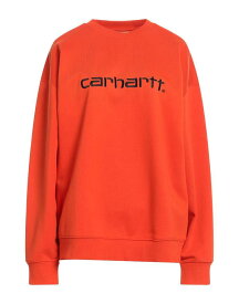 【送料無料】 カーハート レディース パーカー・スウェット アウター Sweatshirt Orange