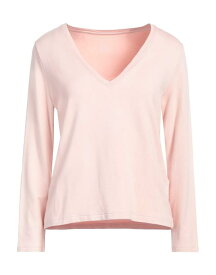 【送料無料】 マジェスティック レディース Tシャツ トップス Basic T-shirt Pink