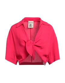【送料無料】 セミクチュール レディース シャツ トップス Solid color shirts & blouses Magenta