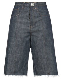 【送料無料】 AZファクトリー レディース デニムパンツ ボトムス Cropped jeans Blue