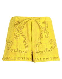 【送料無料】 ヴァレンティノ レディース ハーフパンツ・ショーツ ボトムス Shorts & Bermuda Mustard