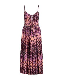 【送料無料】 ウラ・ジョンソン レディース ワンピース トップス Long dress Purple