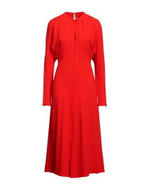 【送料無料】 ヴィクトリア ベッカム レディース ワンピース トップス Midi dress Tomato red