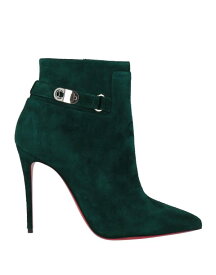 【送料無料】 クリスチャン・ルブタン レディース ブーツ・レインブーツ ブーティ シューズ Ankle boot Dark green